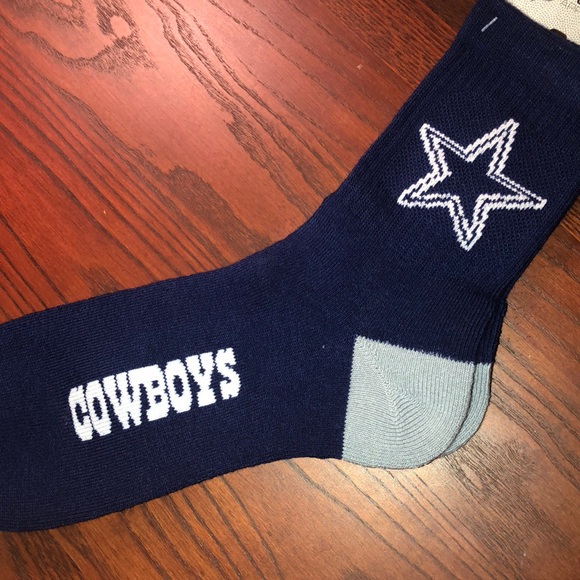 Cowboys Sports Team Logo Socks - Picture 2 of 4